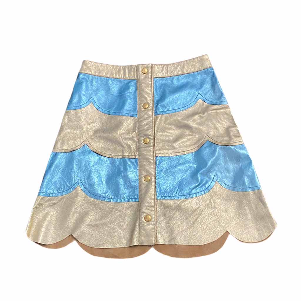 Marc Jacobs ‘The Aline Skirt** Leather**Us 0 $785